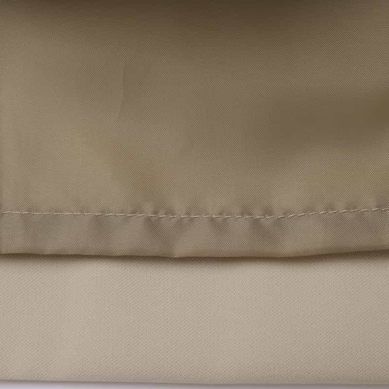 BARNEYS NEW YORK ダブルクロス素材 ラップデザインスカート BEIGE