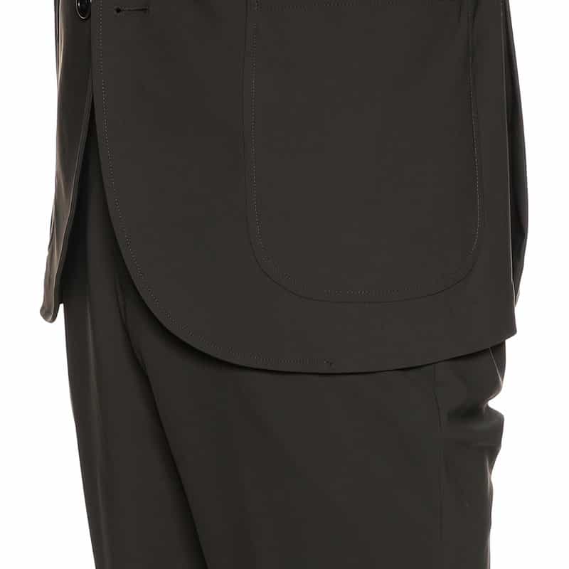 BARNEYS NEW YORK セットアップジャージージャケット KHAKI