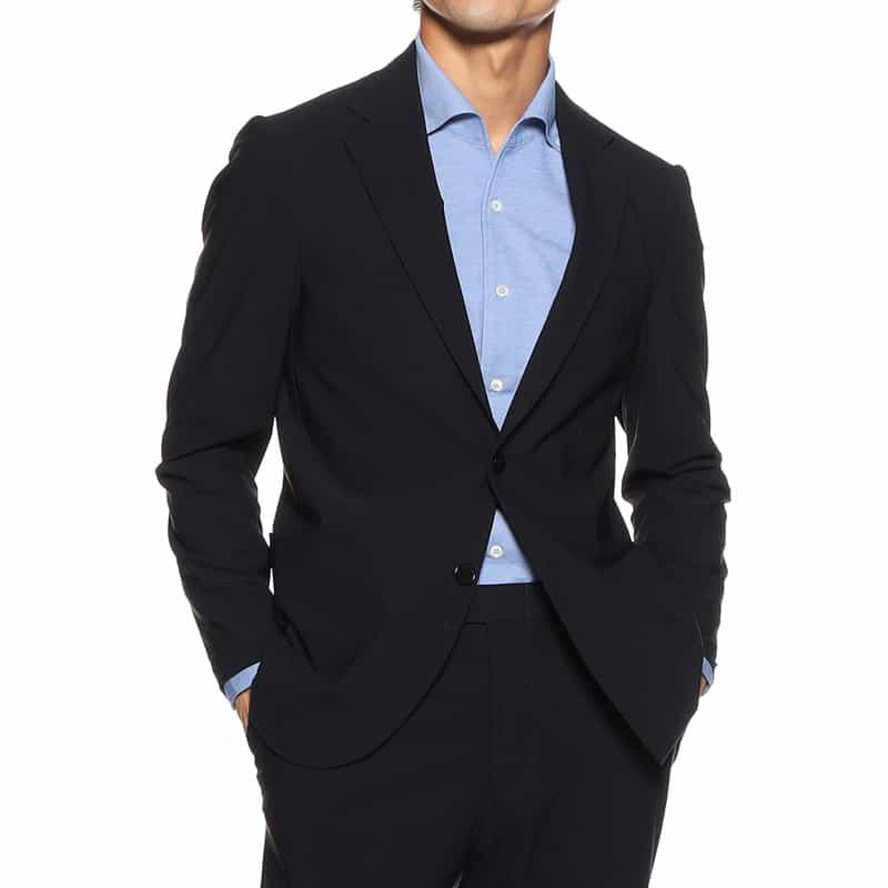 BARNEYS NEW YORK セットアップジャージージャケット NAVY
