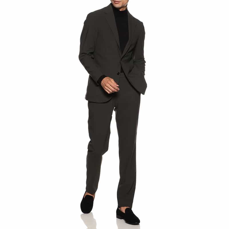 BARNEYS NEW YORK セットアップジャージーパンツ KHAKI