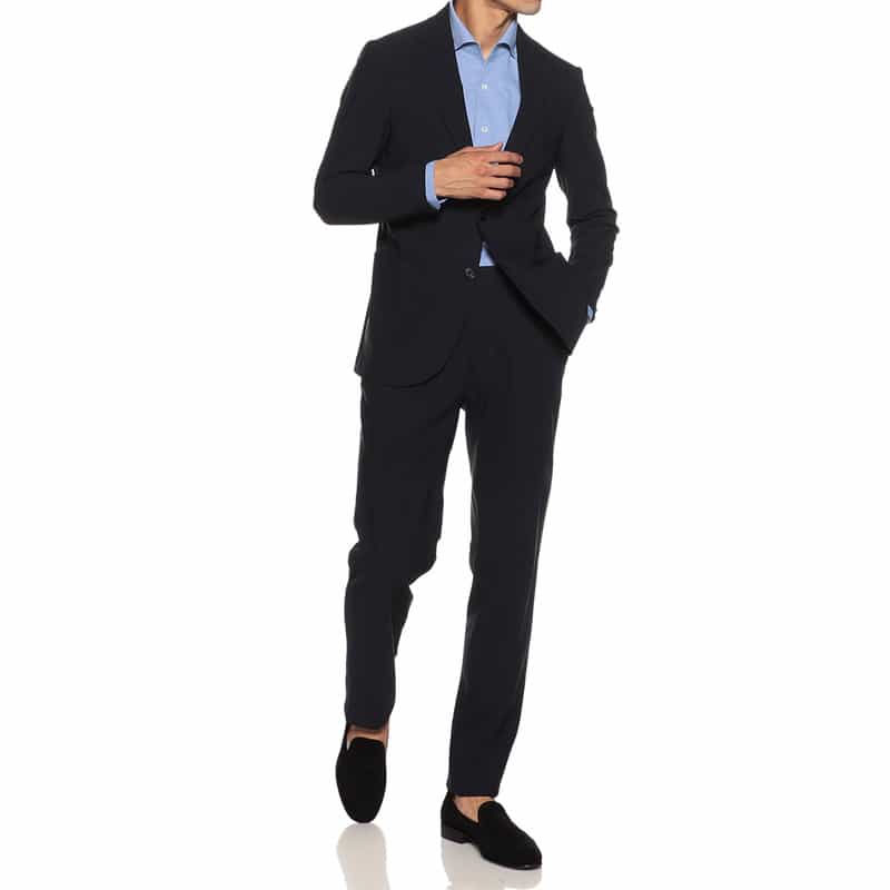 BARNEYS NEW YORK セットアップジャージーパンツ NAVY