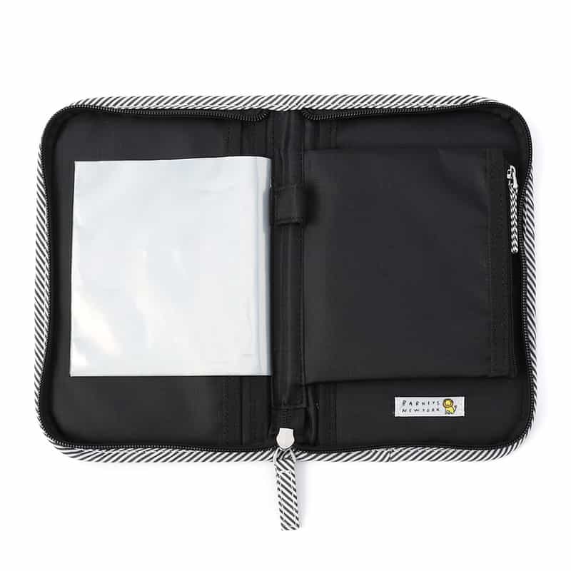 BARNEYS NEW YORK ライオンキルティング母子手帳ケース（S） BLACK