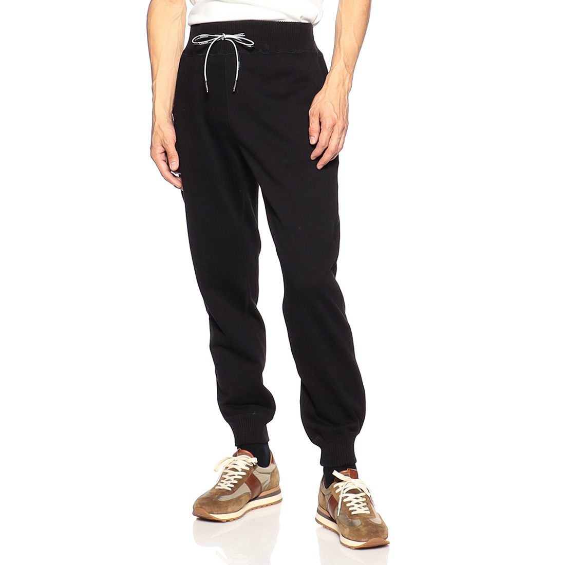 限定セットアップコットン×カシミヤ スエットパンツ