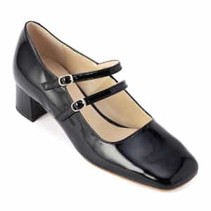 ダブルストラップメリージェーンパンプス