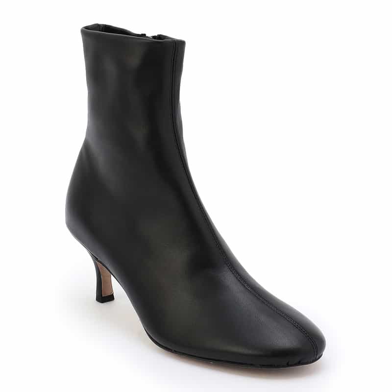 BARNEYS NEW YORK ピンヒールショートブーツ BLACK