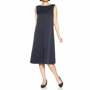 セットアップバックリボンAラインドレス