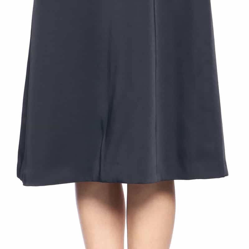 BARNEYS NEW YORK セットアップバックリボンAラインドレス NAVY