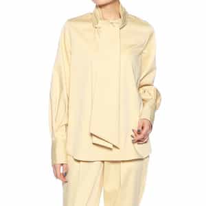 セットアップウォッシャブル ボウタイブラウス