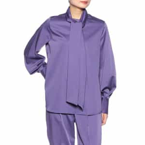 セットアップウォッシャブル ボウタイブラウス