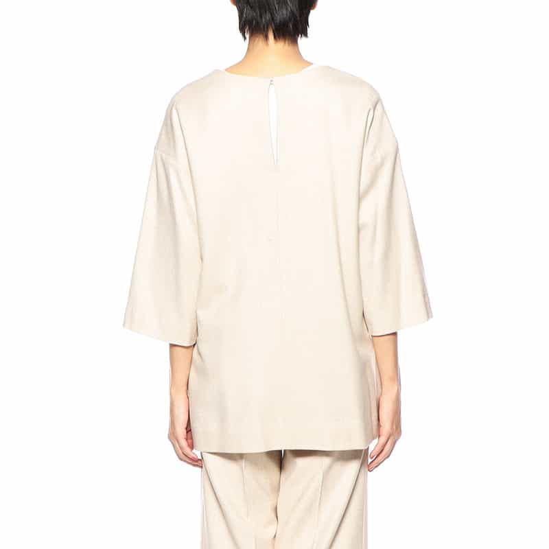 BARNEYS NEW YORK セットアップツイードプルオーバージャケット LT BEIGE