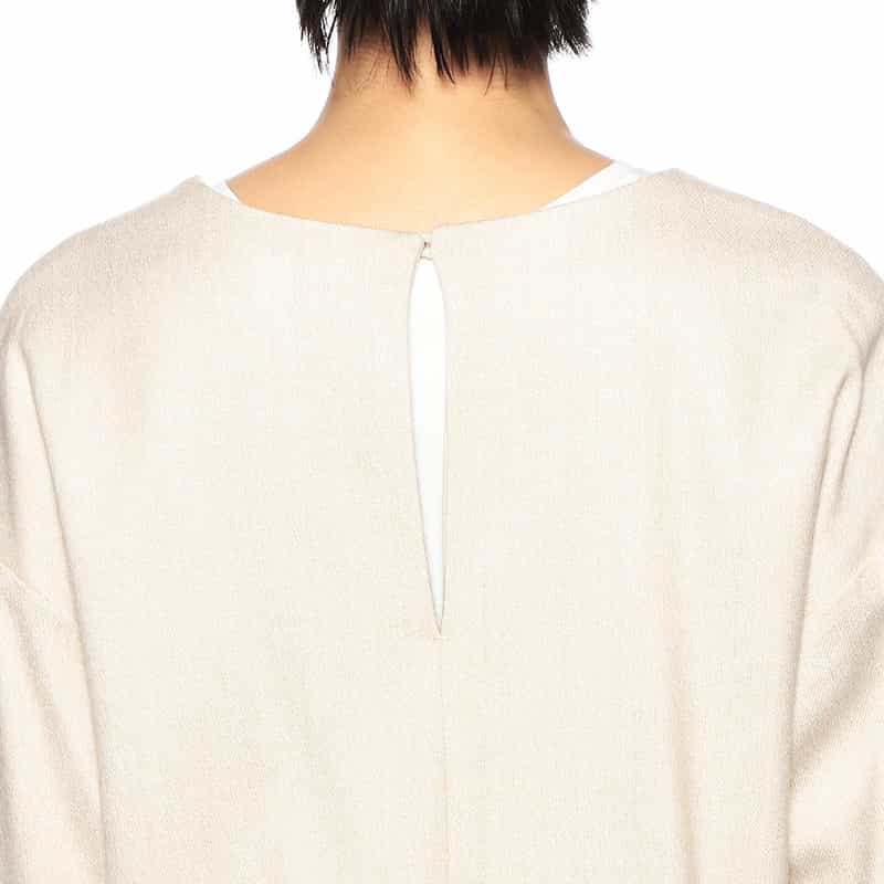 BARNEYS NEW YORK セットアップツイードプルオーバージャケット LT BEIGE