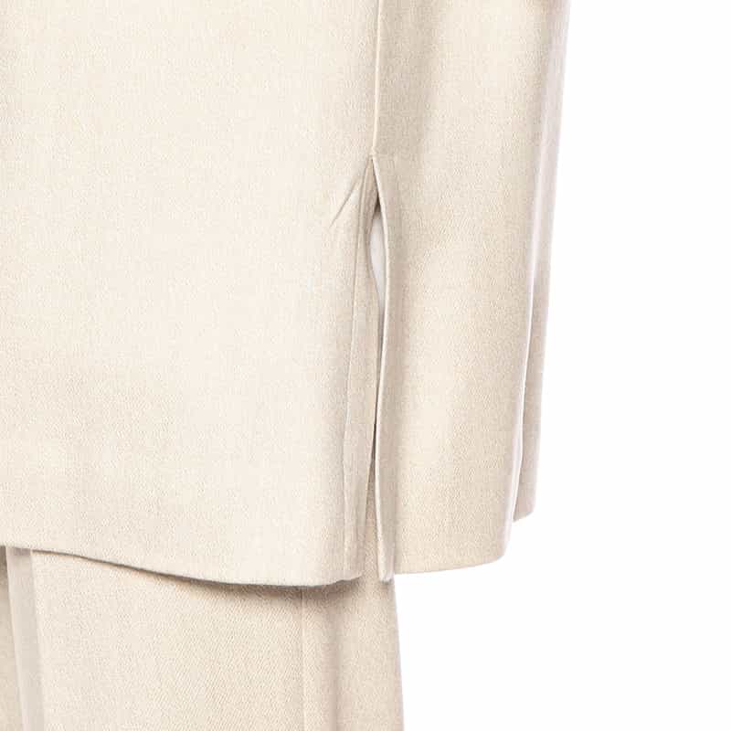 BARNEYS NEW YORK セットアップツイードプルオーバージャケット LT BEIGE