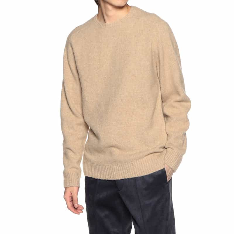 BARNEYS NEW YORK シャギードッグニットプルオーバー BEIGE