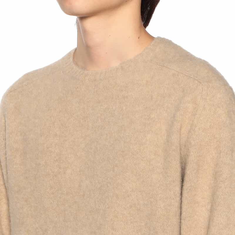 BARNEYS NEW YORK シャギードッグニットプルオーバー BEIGE
