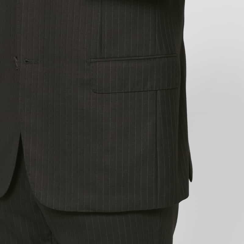 BARNEYS NEW YORK ストライプ柄スーツ GRAY