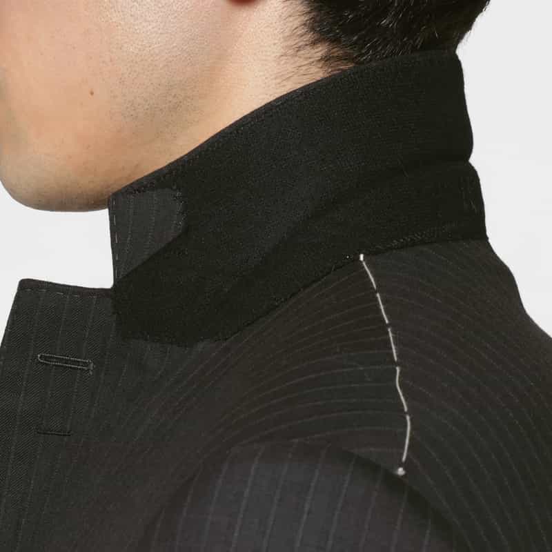 BARNEYS NEW YORK ストライプ柄スーツ GRAY