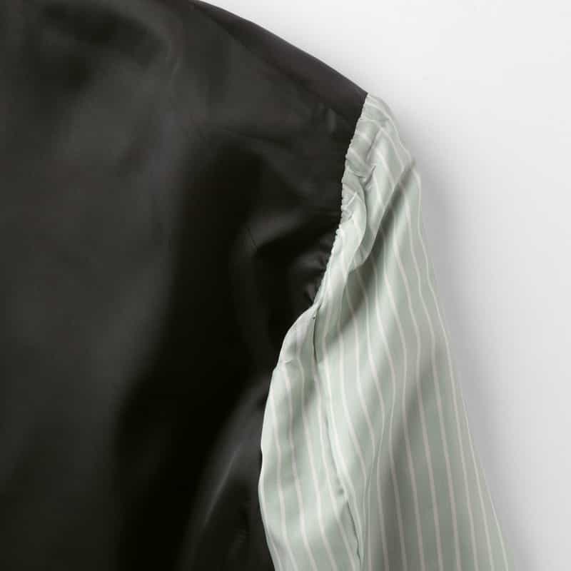 BARNEYS NEW YORK ストライプ柄スーツ GRAY