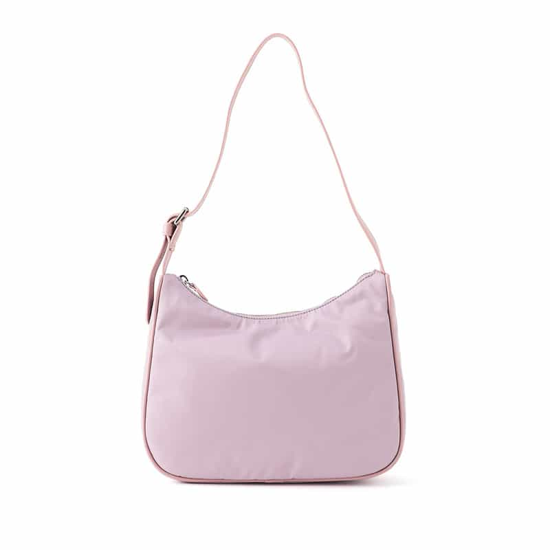 BARNEYS NEW YORK ハーフムーンショルダーバッグ LILAC