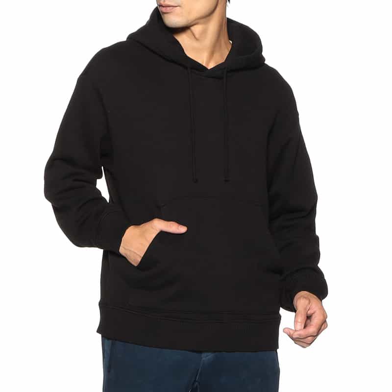 COTTON CITIZEN スエットフーデッドプルオーバー BLACK