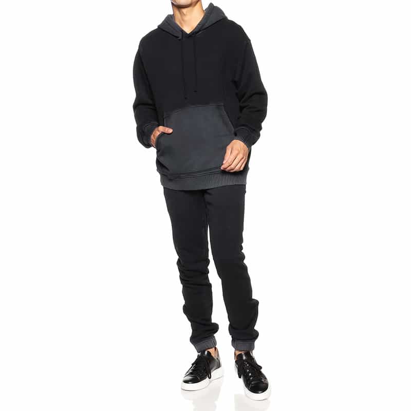 COTTON CITIZEN スエットフーデッドプルオーバー DARK GRAY