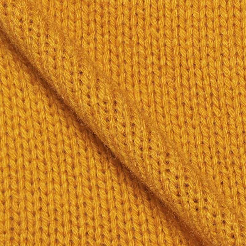 NOMIAMO カシミヤクルーネックニットプルオーバー ORANGE