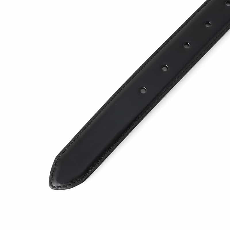 BARNEYS NEW YORK レザーベルト 30mm BLACK