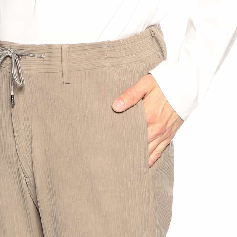 BARNEYS NEW YORK セットアップオルタネートコールイージーパンツ BEIGE