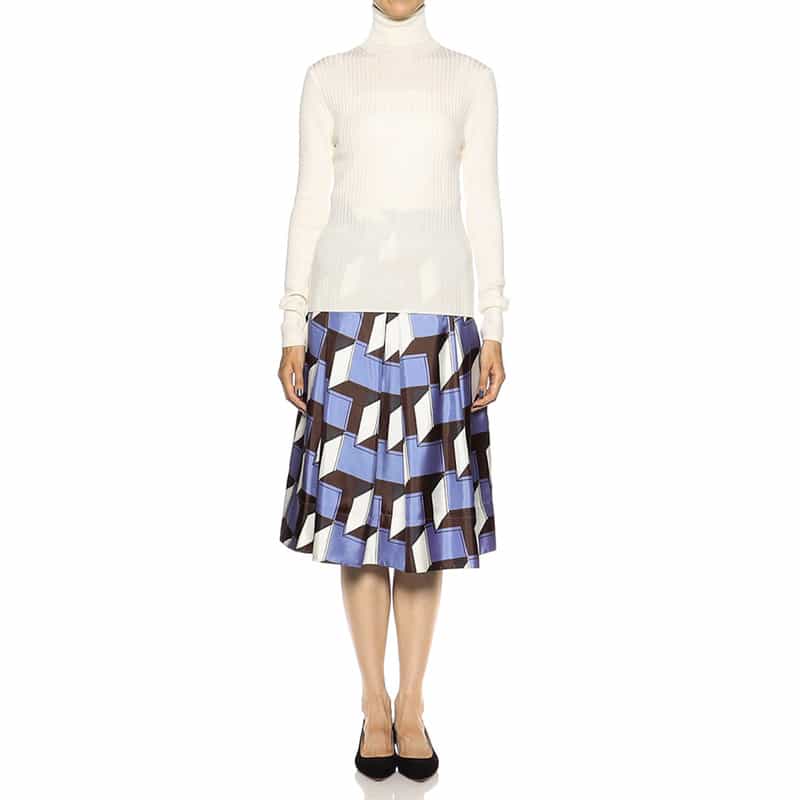 BARNEYS NEW YORK プリントボリュームスカート MULTI COLOR