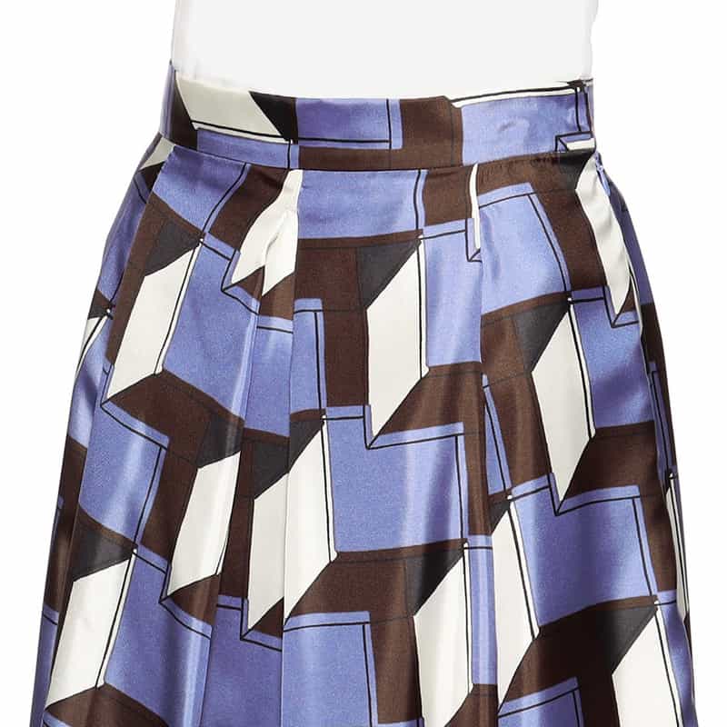 BARNEYS NEW YORK プリントボリュームスカート MULTI COLOR