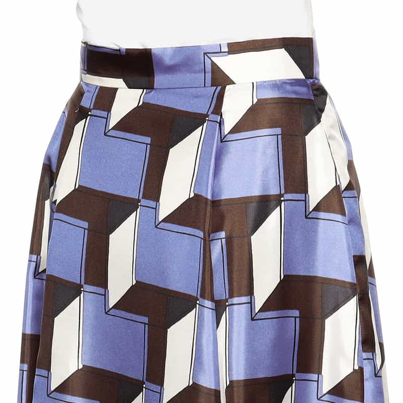 BARNEYS NEW YORK プリントボリュームスカート MULTI COLOR