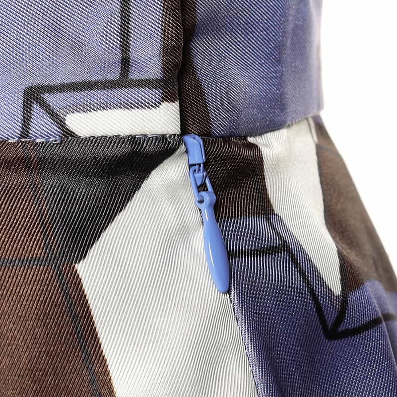 BARNEYS NEW YORK プリントボリュームスカート MULTI COLOR