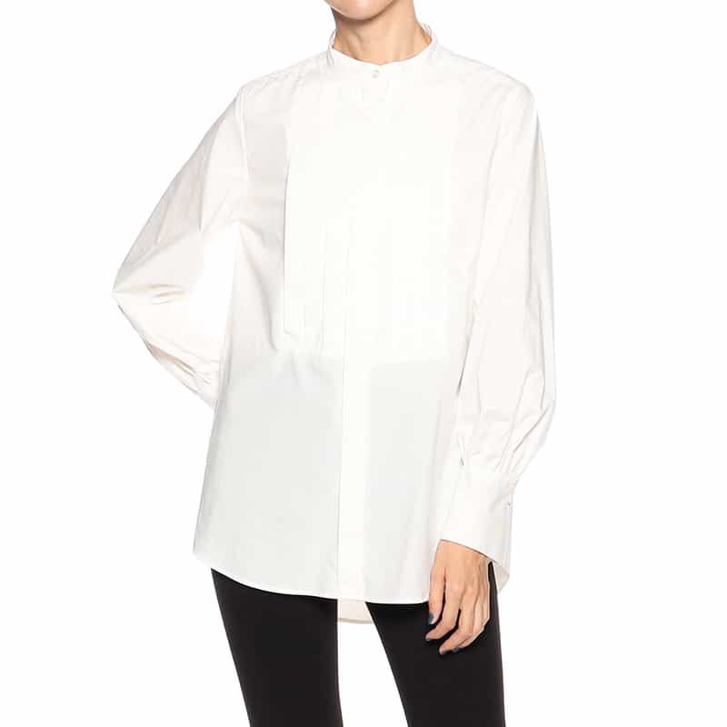 ウォッシャブルバンドカラーシャツ（2184666）｜BARNEYS NEW