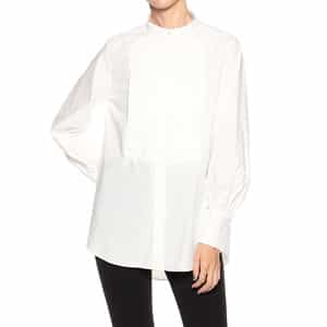 ウォッシャブルバンドカラーシャツ