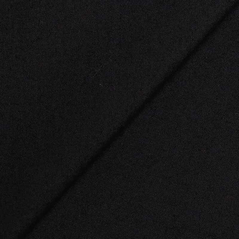 BARNEYS NEW YORK ウォッシャブル フリルカラーブラウス BLACK