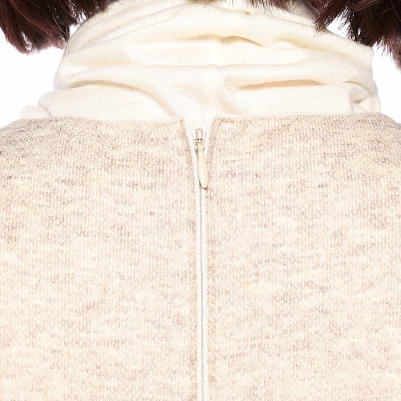 BARNEYS NEW YORK セットアップノースリーブタイトドレス BEIGE