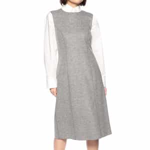 セットアップノースリーブタイトドレス