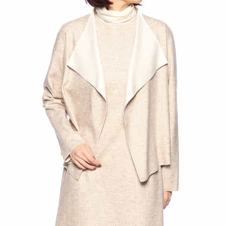 BARNEY'S NEW YORK ベージュ ダブルブレストジャケット ダブルブレストニットジャケット / Col：SABBIA ベージュ系 BOB