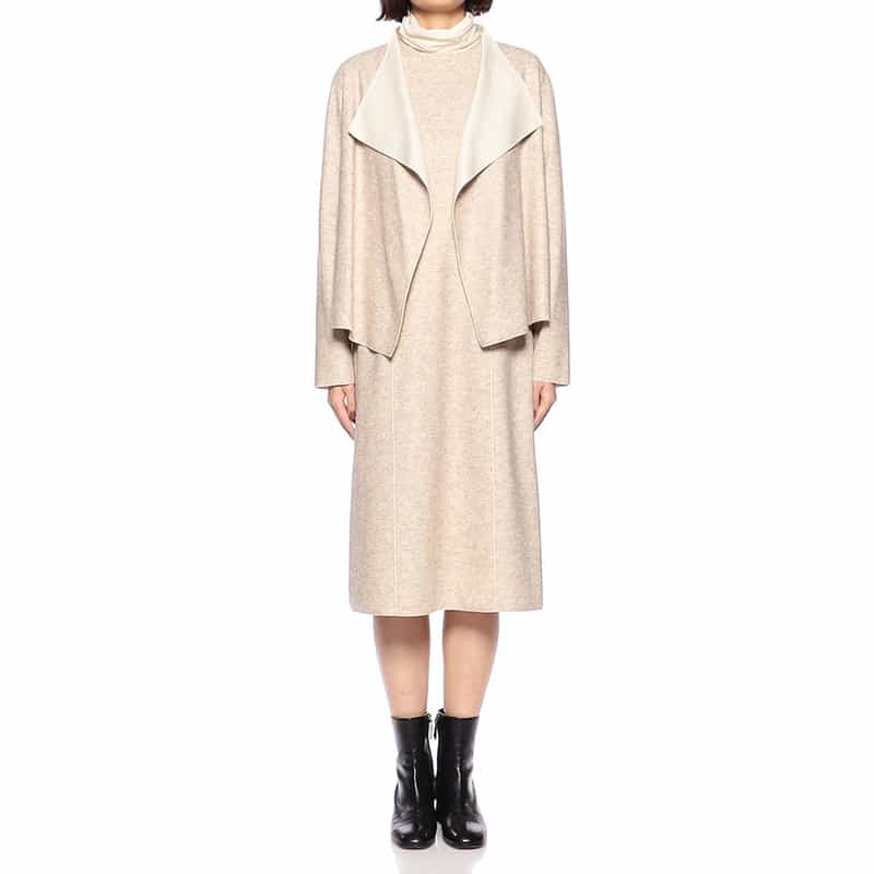 BARNEYS NEW YORK セットアップフレアヘムジャケット BEIGE
