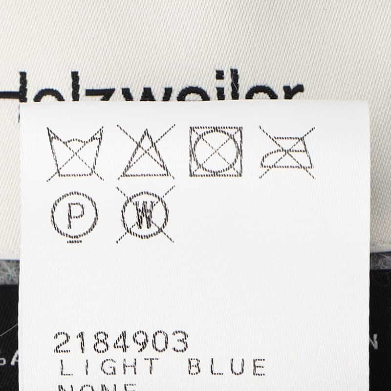 HOLZWEILER ロングスカーフ LIGHT BLUE