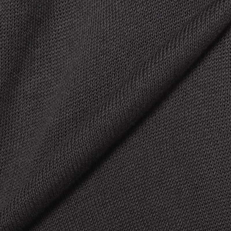 GIM バーニーズ ニューヨーク限定ノーカラーミラノリブニットジャケット DARK GRAY