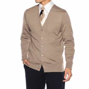 Vネックニットカーディガン