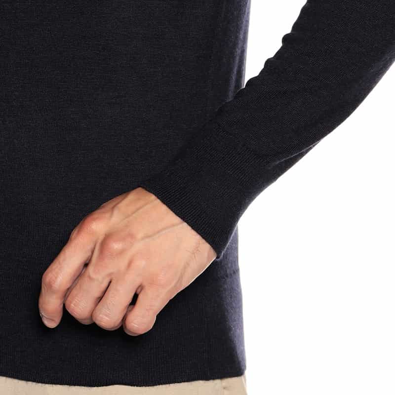 BARNEYS NEW YORK Vネックニットカーディガン NAVY