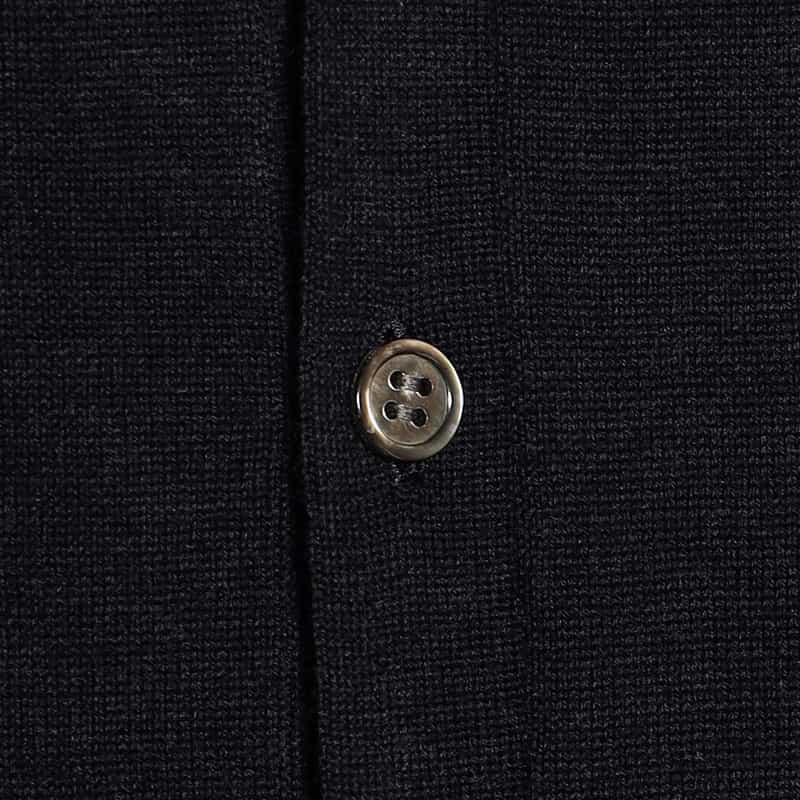 BARNEYS NEW YORK Vネックニットカーディガン NAVY