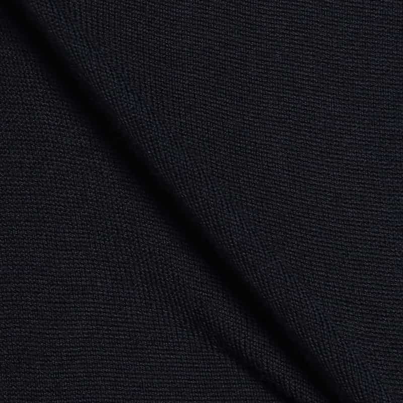 BARNEYS NEW YORK クルーネックニットプルオーバー（ロロ・ピアーナ社製ウール使用） NAVY