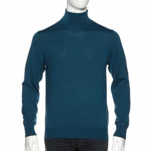 タートルネックニットプルオーバー（ロロ・ピアーナ社製ウール使用）