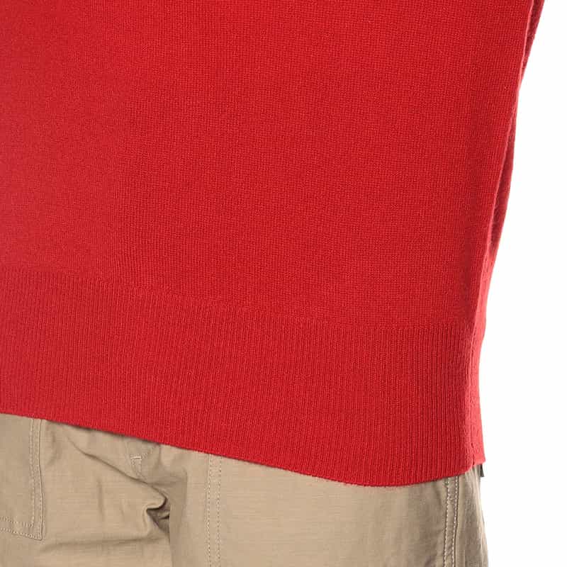 BARNEYS NEW YORK カシミヤタートルネックニットプルオーバー RED