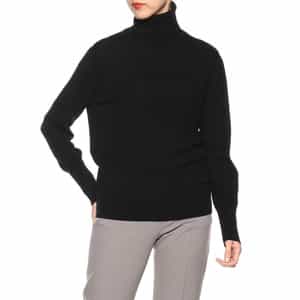 カシミヤタートルネックニットプルオーバー