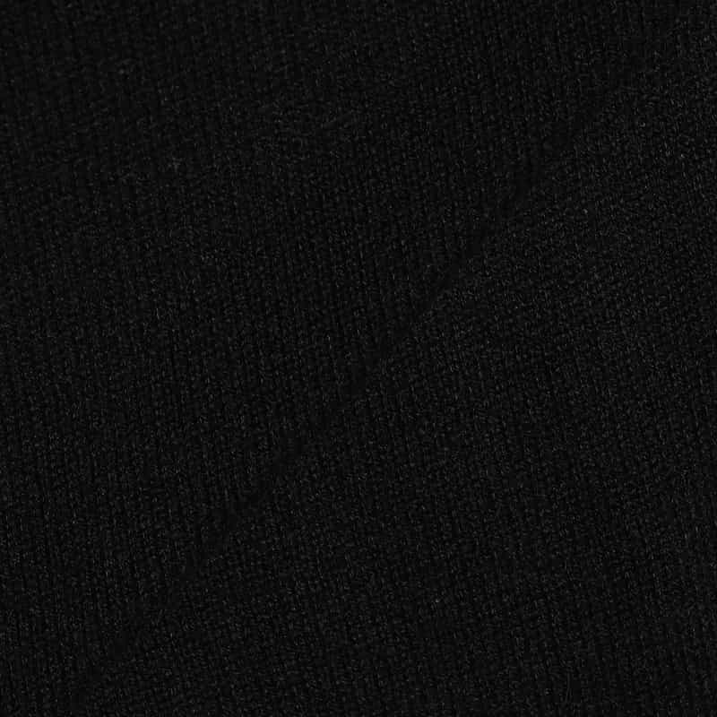 BARNEYS NEW YORK カシミヤタートルネックニットプルオーバー BLACK