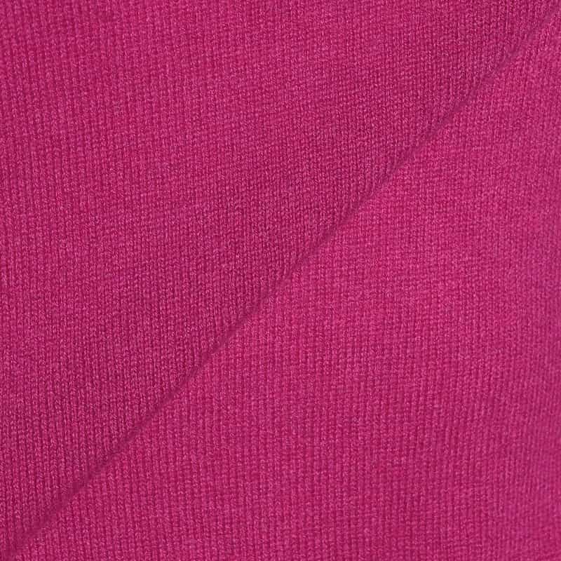 BARNEYS NEW YORK カシミヤVネックニットプルオーバー PINK