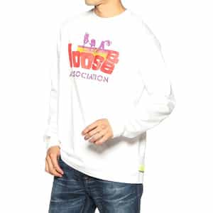 プリントロングスリーブTシャツ